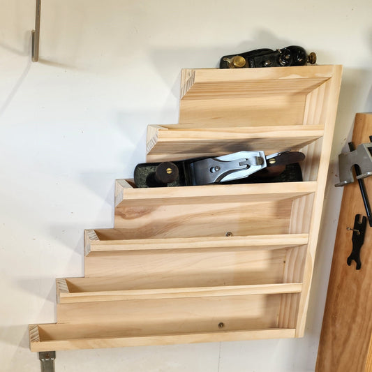 Hand Plane Storage Rack Plans | DIY Wood Rack for Bench Planes