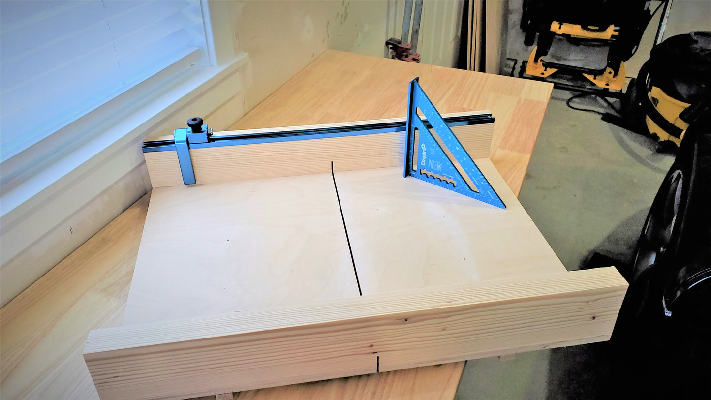 DIY Table Saw Cross Cut Sled Plans – Fits DeWalt DWE7491 and Most Table Saws