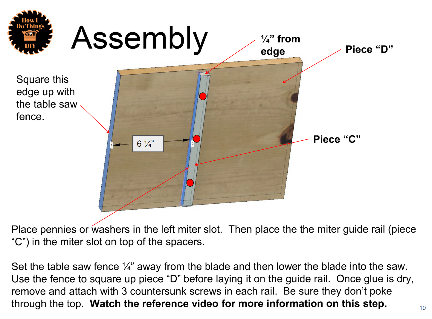 Crosscut Sled Plans Bundle | 3 DIY Table Saw Sleds (DWE7491 Compatible)