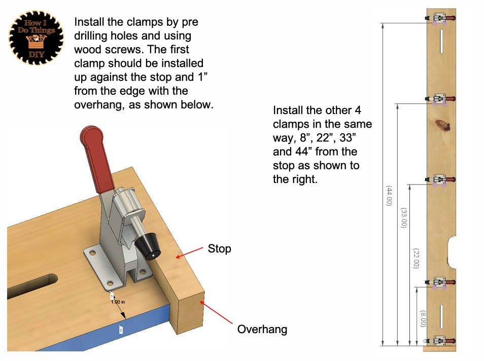 Table Saw Tapering & Jointing Jig Plans | Build a Long Precision Jig for Perfect Angles & Straight Edges