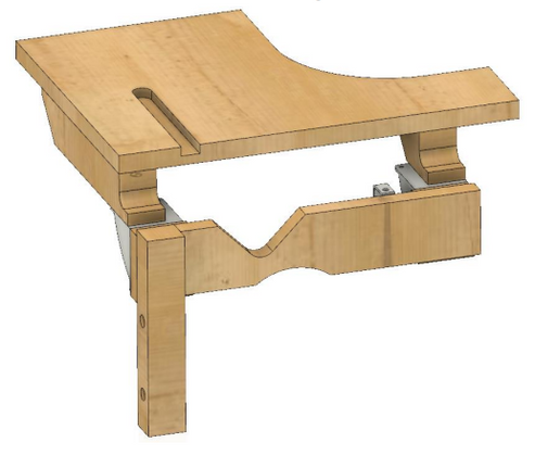Folding Infeed Table Plans for DeWalt DWE7491RS | Improve Accuracy & M ...