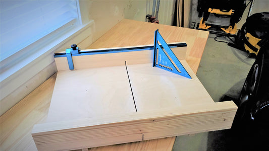 DIY Table Saw Cross Cut Sled Plans – Fits DeWalt DWE7491 and Most Table Saws