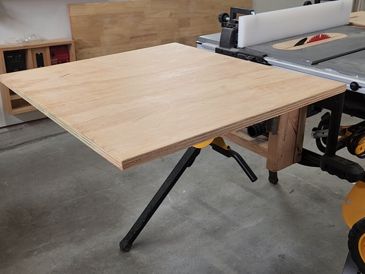 DWE7491RS Table Saw Sled & Extension Bundle | Folding Tables + Sleds